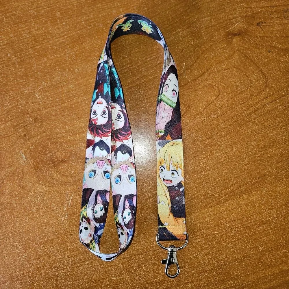 Demon Slayer Lanyard Nezuko, Zenitsu & Friends by Your Side